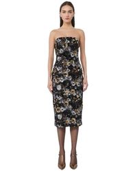 Max Mara - Array Midi Jurk - Lyst