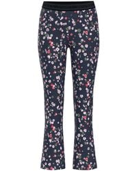 Marc Cain - Broeken ,Veelkleurig ,Polyester Frederica Cropped Broeken - Lyst