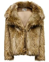 MM6 by Maison Margiela - Faux Fur & Shearling Jackets - Lyst