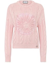 Philipp Plein - Round Neck Pullover Sun Tattoo - Lyst