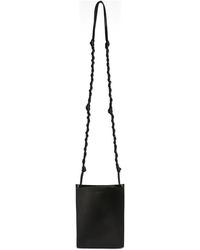 Jil Sander - Tassen ,Zwart ,Leer Tangle Small - Lyst