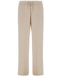 Herno - Matte Crepe Satin Trousers - Lyst