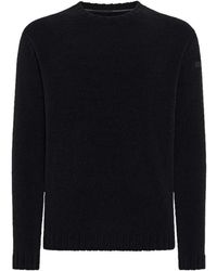 Rrd - Blau Schwarz Rundhals Jersey - Lyst
