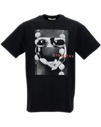 Givenchy - Cotton Stamp Print T-Shirt - Lyst