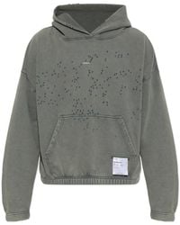 Satisfy - Hoodies & Sweatvesten ,Grijs ,Katoen Moth Tech Hoodie - Lyst