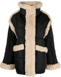 Stand Studio - Jassen ,Zwart ,Nylon Jassen - Lyst
