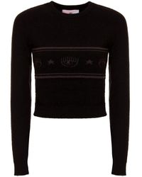 Chiara Ferragni - Round-Neck Knitwear - Lyst