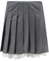 Self-Portrait - Pf26 Pleated Mini Skirt - Lyst