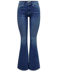 ONLY - Onlreese Retro Flared Jeans - Lyst