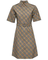 Burberry - Short Dresses - Lyst
