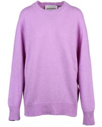 Amaranto - Maglia Over Girocollo - Lyst