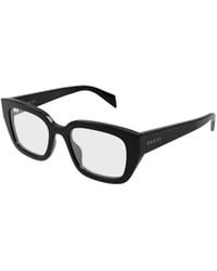 Gucci - Gg2021O Linea Institutional Logo 001 Recycled Acetate Occhiali Da Vista - Lyst
