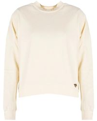 Fila - Hoodies & Sweatvesten ,Katoen Casual Ronde Hals Sweatshirt - Lyst