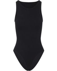 Alaïa - Schwarzer Body Für Frauen Aw25 - Lyst