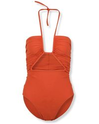 Rick Owens - Badmode ,Oranje ,Prong Swimsuit - Lyst
