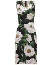 Dolce & Gabbana - Midi Dresses - Lyst