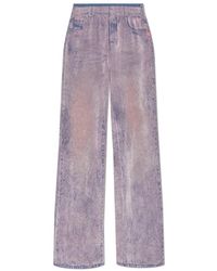 DIESEL - Wide Trousers - Lyst