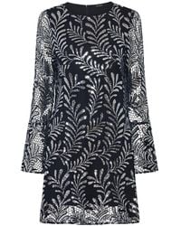 Bruuns Bazaar - Elegantes Kumarahoubbxia Kleid Dunkelblau Silber - Lyst