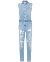 Dondup - Denim Stretch Jumpsuit Für Frauen - Lyst