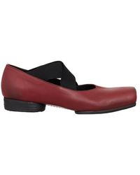 Uma Wang - Leder ballerina schuhe - Lyst