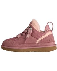 UGG - Schoenen ,Roze ,Wol Lowmel Sneaker - Lyst