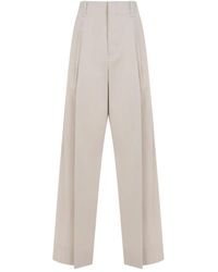 Bottega Veneta - Pleated Detail Tailored Trousers - Lyst