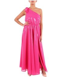 MSGM 2743mda24195702 Long Dress - Roze