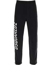 DSquared² - Broeken ,Zwart ,Katoen Stijlvolle Broeken Voor Elke Gelegenheid - Lyst