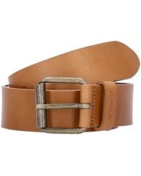 Carhartt - Script leder gürtel honig/gold - Lyst