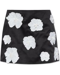 ROTATE BIRGER CHRISTENSEN - Rock mit floralen applikationen - Lyst