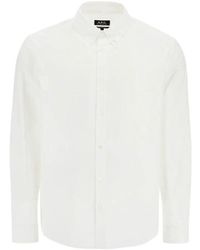 A.P.C. - Blaues Hemd Mit Lockerer Passform - Lyst