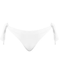 Fisico - Badmode ,Wit ,Microfiber Bikini Broekje - Lyst