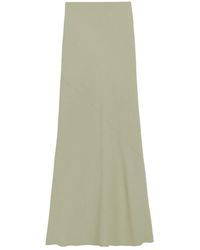 Ami Paris - Bias Cut Maxi Skirt, Mujer, Talla - Lyst