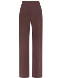 Seventy - Broeken ,Bruin ,Lange Relax-Fit Broek - Lyst