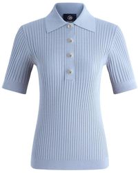 Fusalp - Truien & Vesten ,Blauw ,Polyester Vera Polo Shirt Met Korte Mouwen - Lyst