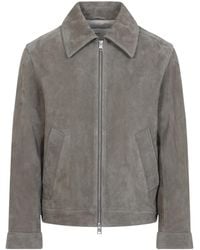Ami Paris - Veste En Daim - Lyst