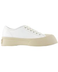 Marni - Schoenen ,Wit ,Leer Pablo Sneakers - Lyst