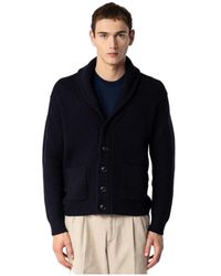 Drumohr - Truien & Vesten ,Blauw ,Lana Cardigan - Lyst