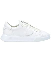 Philippe Model - Witte Temple Sneakers Voor Vrouwen - Lyst