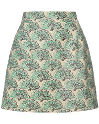 La DoubleJ - Rokken ,Groen ,Katoen Baia Mini Rok - Lyst