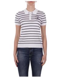 Ralph Lauren - Tops ,Veelkleurig ,Katoen Natrissa Polo Met Korte Mouwen - Lyst