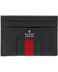 Gucci - Web Trademark Bi-Fold Geldbörse - Lyst