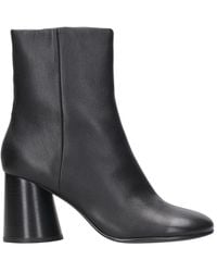 Ash - Schoenen ,Zwart ,Leer Zwarte Leren Enkellaarzen - Lyst