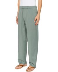 Costumein - Broeken ,Groen ,Wol Pyjama Broek Met Elastische Tailleband - Lyst