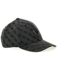 Guess - Accessoires ,Zwart ,Polyester Katya Baseball Cap - Lyst
