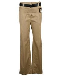 Prada - Wide Trousers - Lyst
