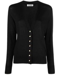 Jil Sander - Truien & Vesten ,Zwart ,Cardigan - Lyst