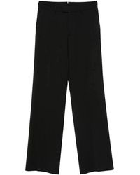 Berwich - Broeken ,Zwart ,Wol Patrizia Straight Broeken - Lyst