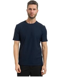 HUGO - Tops ,Blauw ,Katoen T-Shirts En Polo's Blauw - Lyst