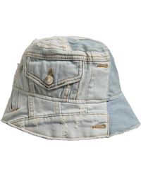 Dolce & Gabbana - Patchwork Denim Bucket Hat - Lyst